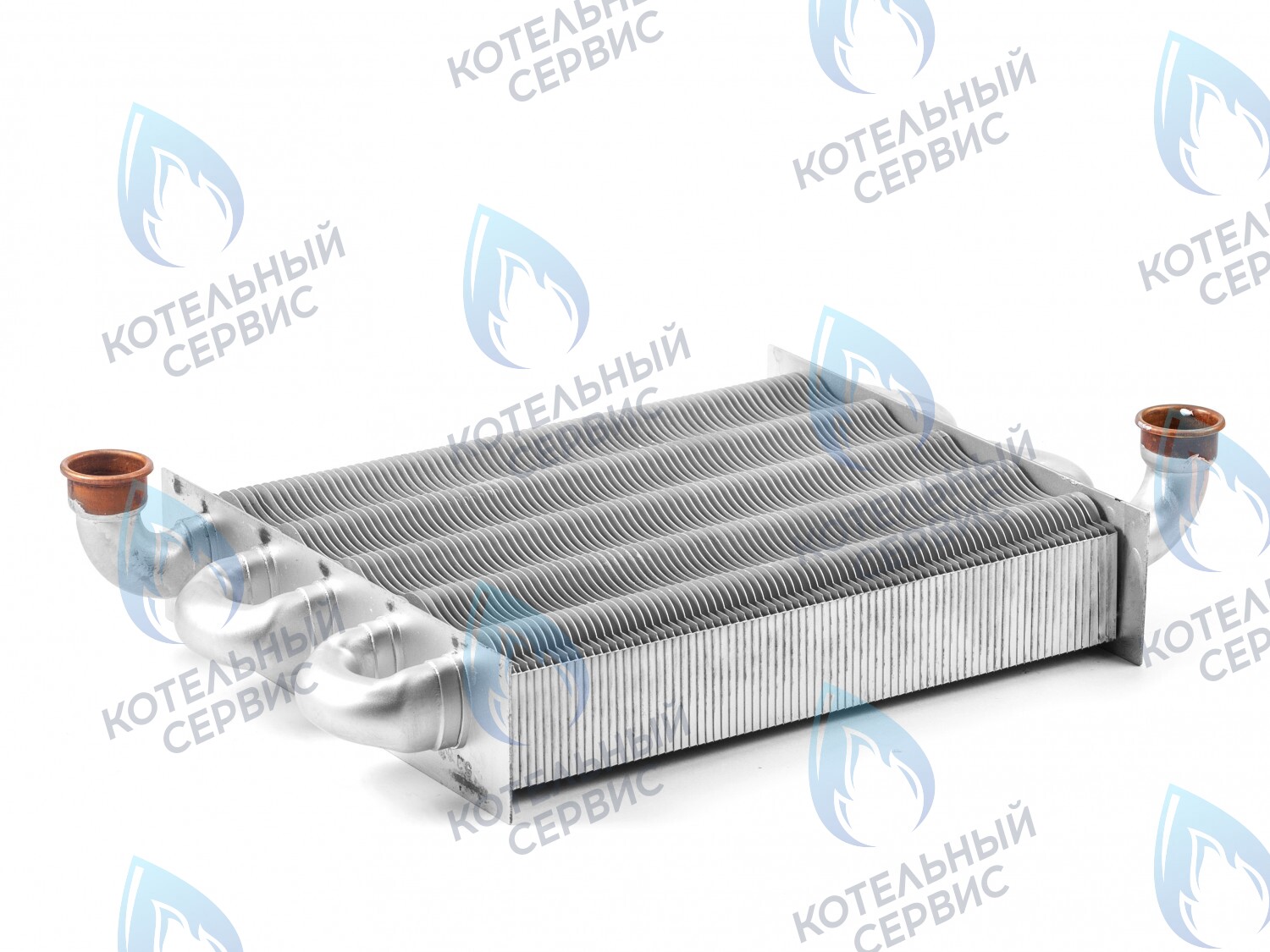 398615500 Теплообменник первичный (основной) (крепление - клипсы) Ferroli Fortuna Pro F13-F24 (398002570,398615500) в Самаре