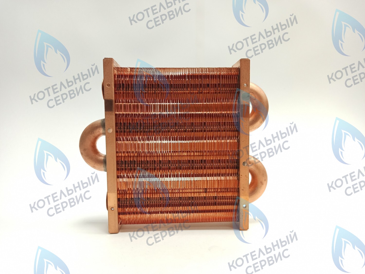 EM021-142-02 Теплообменник первичный основной (без фитингов) 142мм 67 FIN (100 HSG/ICH/MSC) DAEWOO в Самаре