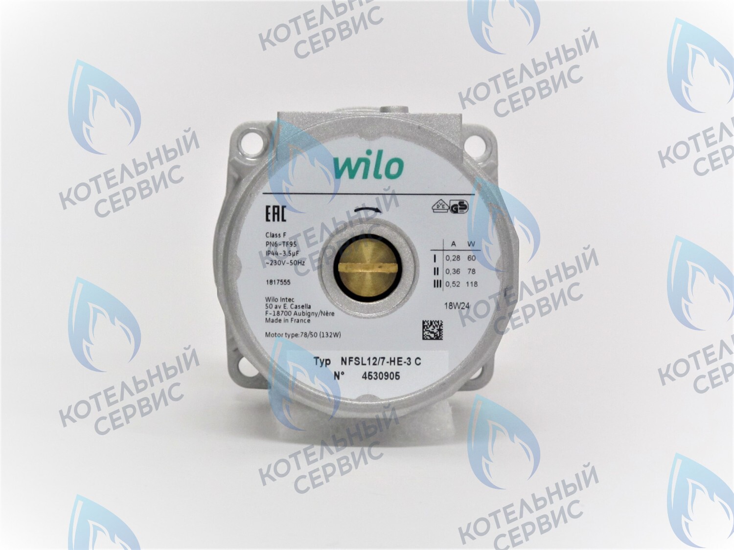PH-W21CW70-WL118-RS Двигатель насоса (без улитки, без терминала) WILO NFSL 12/7 15/7 118w в Самаре