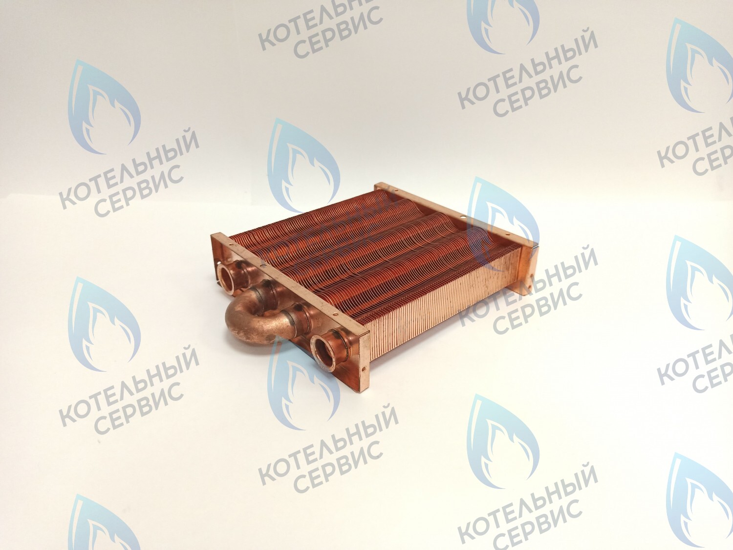 EM021-180-02 Теплообменник отопления без фитингов (180 мм) 85 FIN (130-200 HSG/ICH/MSC)(3318108610, 3318108640) DAEWOO в Самаре