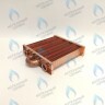 EM021-180-02 Теплообменник отопления без фитингов (180 мм) 85 FIN (130-200 HSG/ICH/MSC)(3318108610, 3318108640) DAEWOO в Самаре