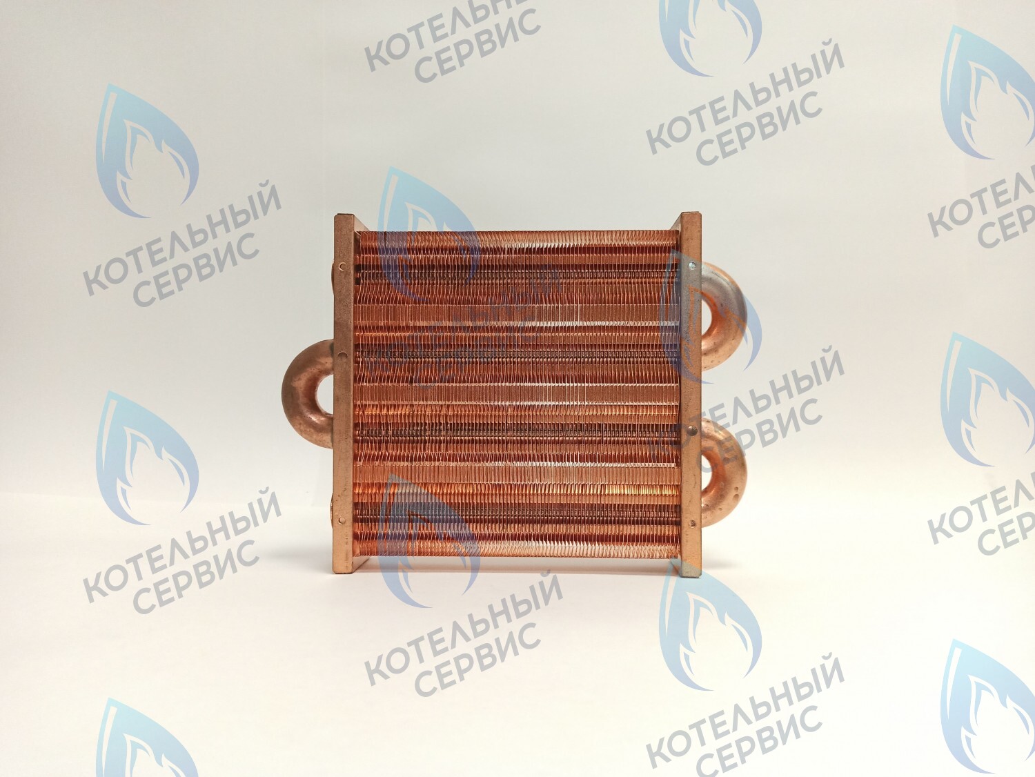 EM021-180-02 Теплообменник первичный основной (без фитингов) 180мм 85 FIN (130-200 HSG/ICH/MSC) (3318108610, 3318108640) DAEWOO в Самаре