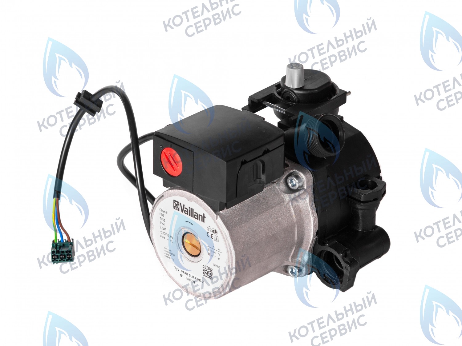 0020020023 Циркуляционный насос (3-проводный кабель) Vaillant ATMO/TURBO TEC PRO/VPAR SL 15/6 HE-2 (по часовой стрелке) (втулка 40мм, колесо 68/21мм) в Самаре