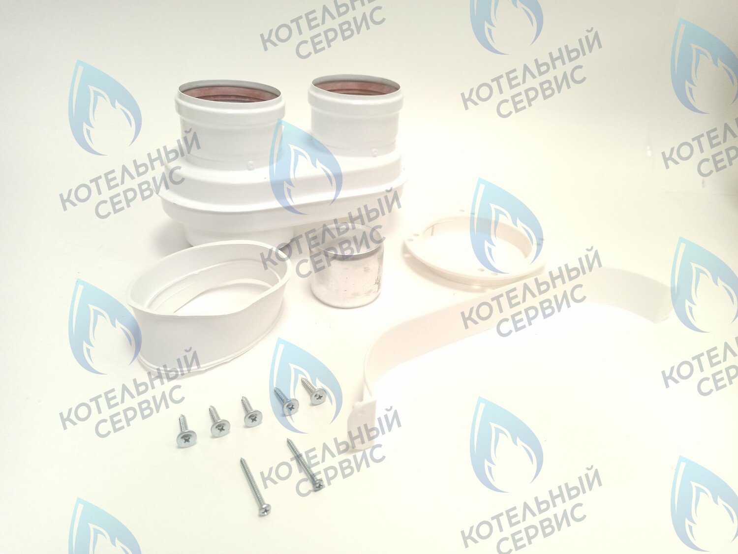 A-03-012 Адаптер для раздельной системы Ф60/100 на 80/80 универсальный (A-03-012) в Самаре