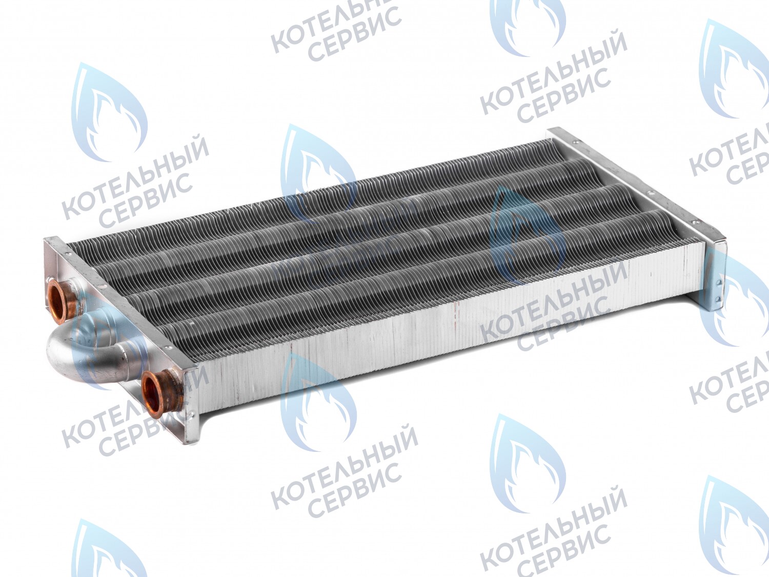 EM021-348 Теплообменник отопления без фитингов (348 мм) 147 FIN (350MSC) DAEWOO в Самаре