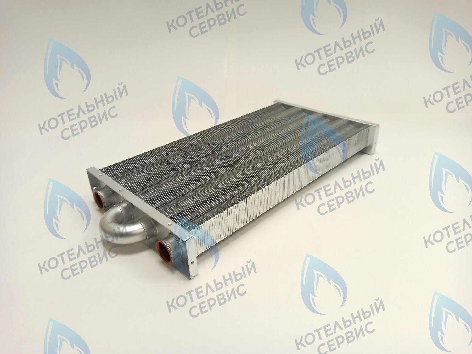 EM021-348 Теплообменник первичный основной (без фитингов) 348мм 147 FIN (350MSC) (3318109500, 3318113000, 3318113020) DAEWOO в Самаре