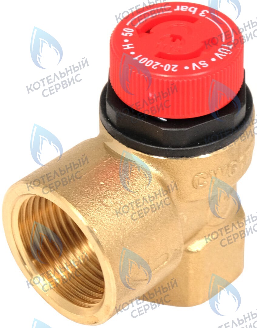 255000003 КЛАПАН ПРЕДОХРАНИТЕЛЬНЫЙ 3 БАР TIME POWER 50, 70 (SAFETY 3 BAR VALVE 50/70 kW) ITALTHERM в Самаре