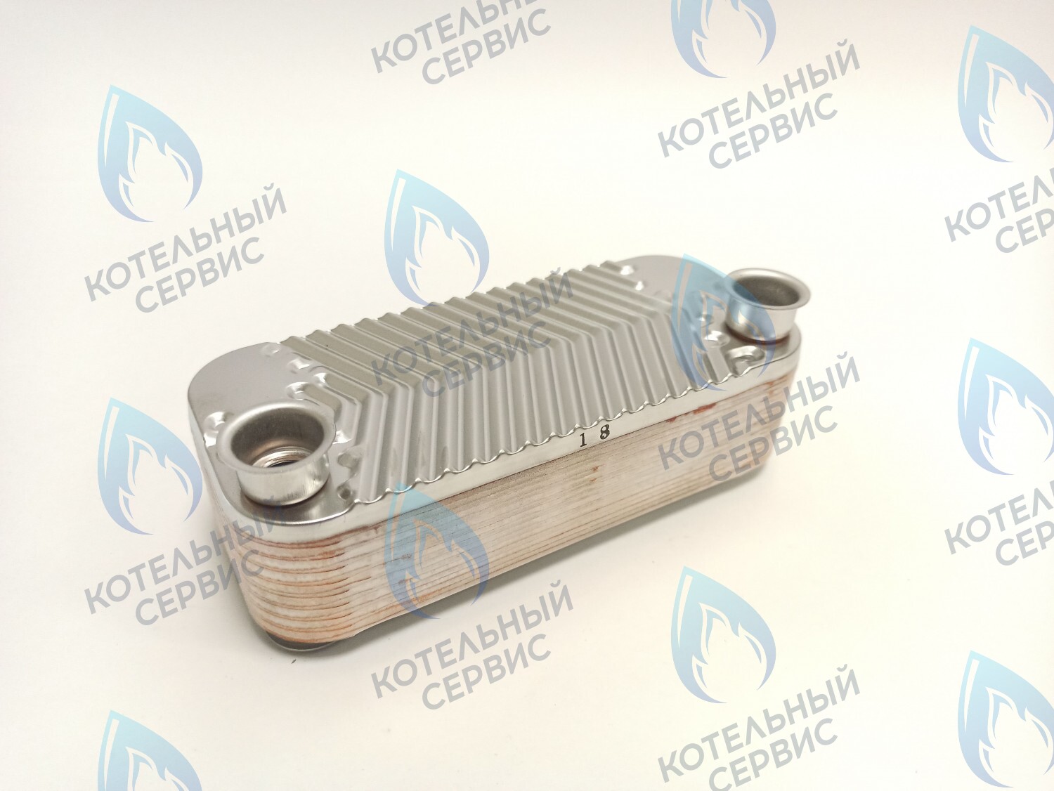 3318112100 Теплообменник ГВС 350-400 (18 FIN) DAEWOO MSC в Самаре