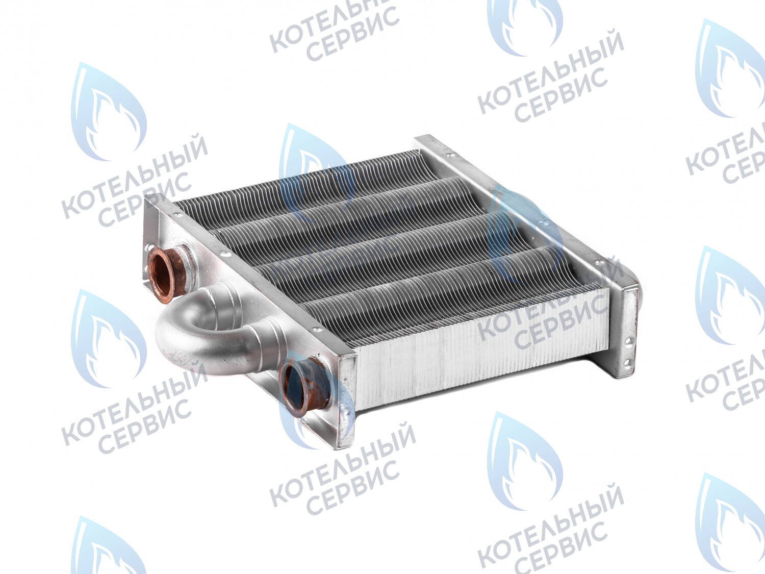 EM021-142 Теплообменник отопления без фитингов (142 мм) 67 FIN (100 HSG/ICH/MSC) DAEWOO в Самаре