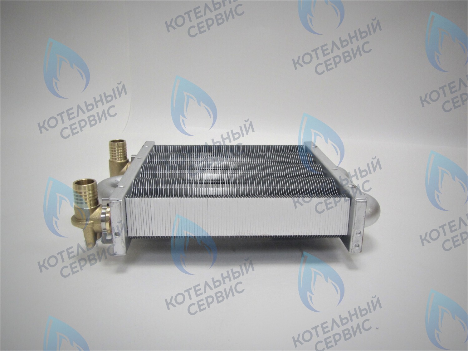 EM021-180-Фитинг-Комп Теплообменник первичный основной (с фитингами) 180 мм 85 FIN (130-200 HSG/ICH/MSC) DAEWOO в Самаре