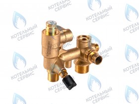 Гидроузел с краном подпитки и турбиной протока (20кВт/24кВт) Baden ALPENHOFF (15199111)