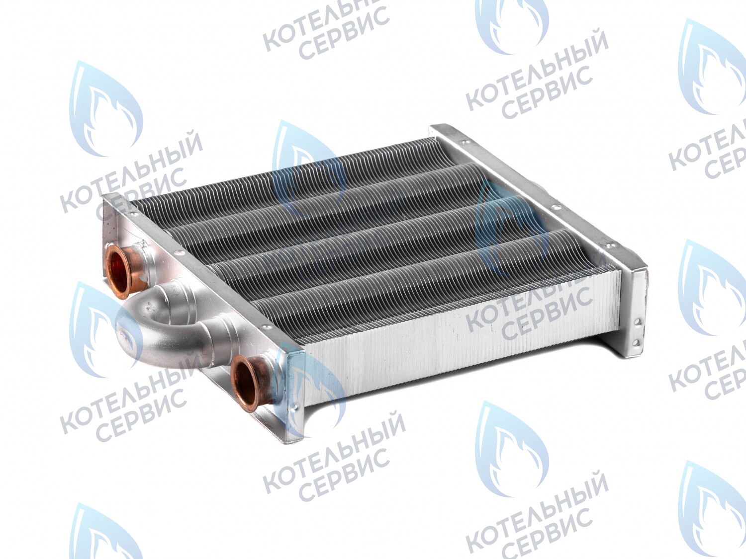 EM021-180 Теплообменник отопления без фитингов (180 мм) 85 FIN (130-200 HSG/ICH/MSC)(3318108610, 3318108640) DAEWOO в Самаре