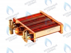 Теплообменник первичный (основной) 142мм 67 FIN (100 HSG/ICH/MSC) DAEWOO