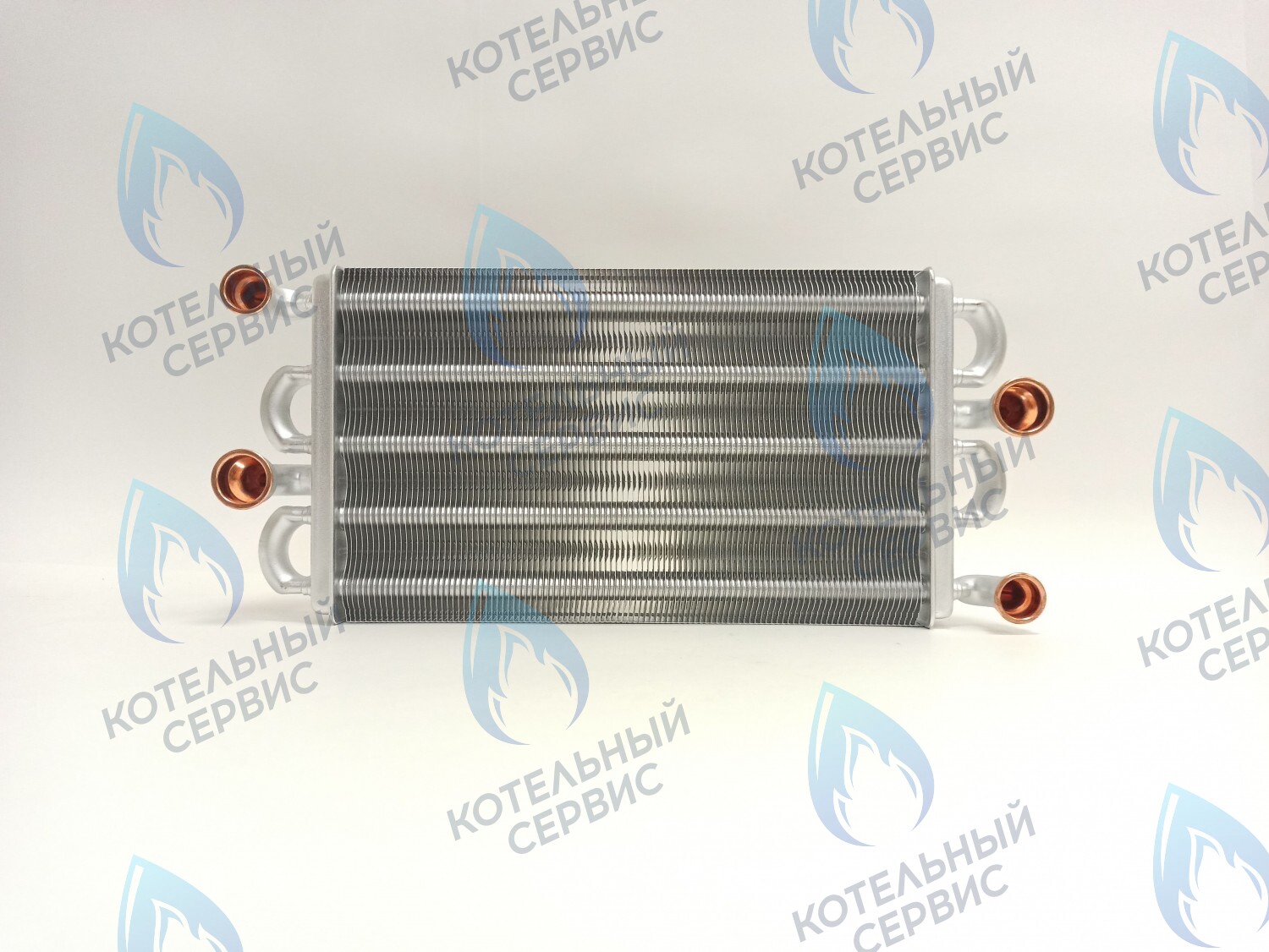 EB041-300 Теплообменник битермический 300мм 295мм (наружный-внутренний) подходит для Ferroli Domiproject C/F32D, Domina F28/32N (39842570, 37405890, 39842540, 37405900) в Самаре