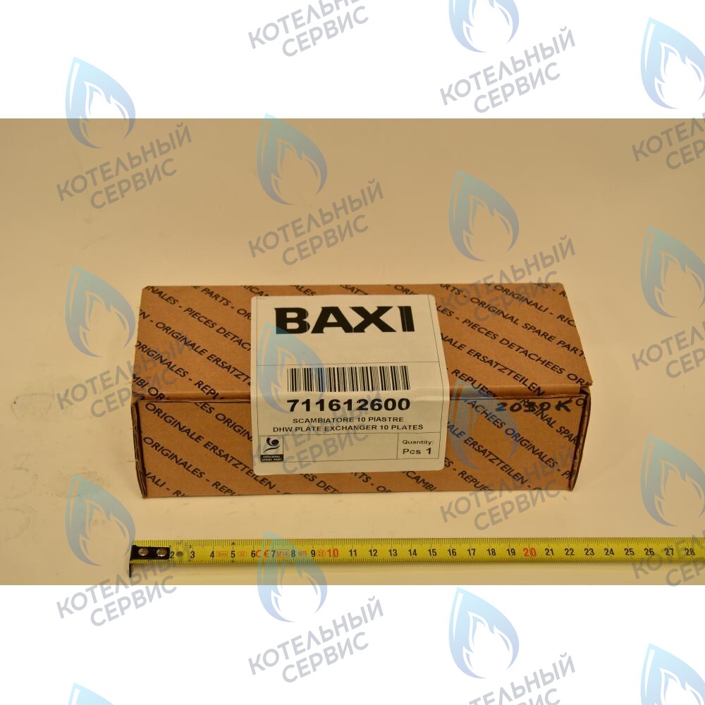 711612600 Теплообменник ГВС 10 пластин  (другой тип) BAXI ECO (3, FOUR) в Самаре