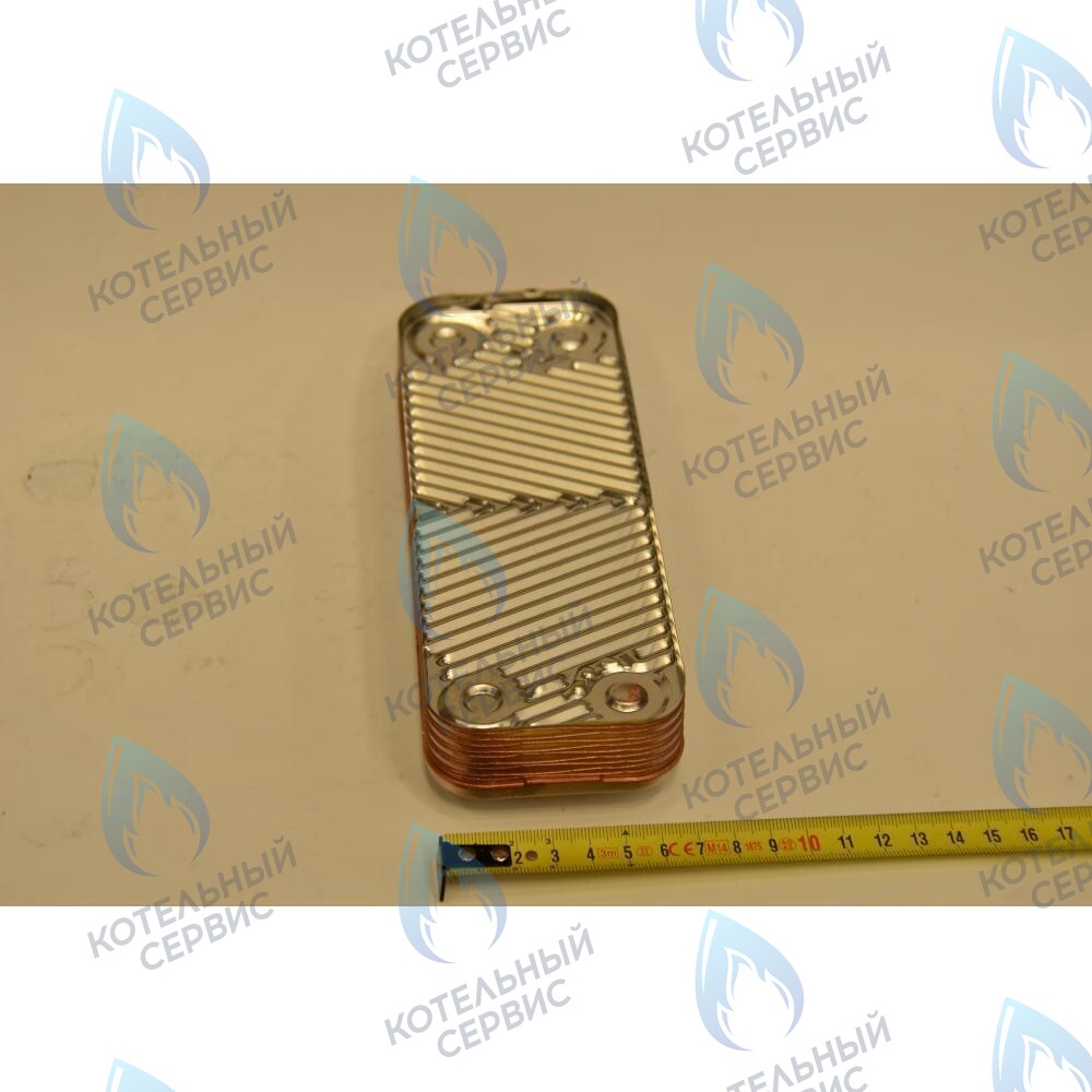 711612600 Теплообменник вторичный ГВС (другой тип) BAXI ECO (3, FOUR) 10 пластин в Самаре