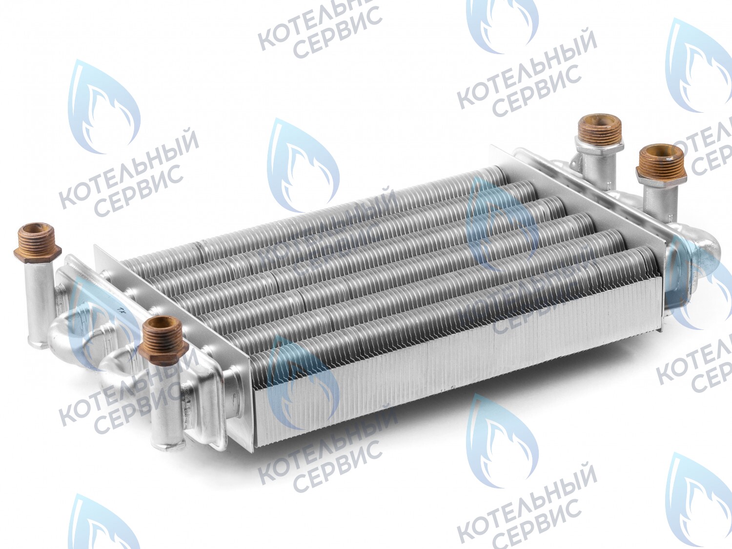 EB002-270 Битермический теплообменник 270мм ARISTON TX/T2 998619 (с двумя отверстиями под датчики температуры) в Самаре
