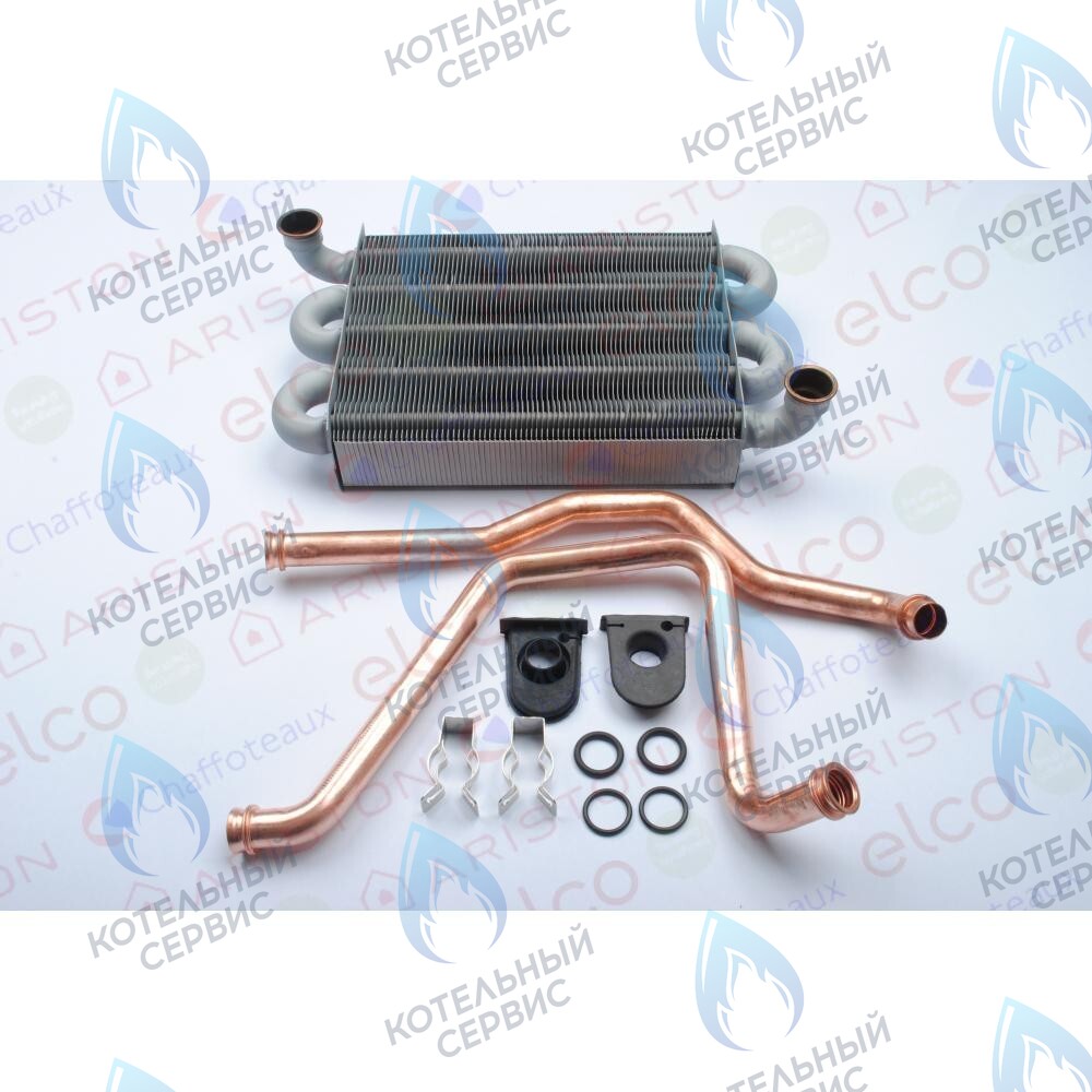 65113396 Основной теплообменник (комплект с трубками) ARISTON ARISTON BS II, EGIS PLUS, MATIS 24 FF с 2008 г. выпуска в Самаре