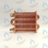 EM021-180-02-Фитинг-Комп Теплообменник отопления с фитингами (180 мм) 85 FIN (130-200 HSG/ICH/MSC)(3318108610, 3318108640) DAEWOO в Самаре