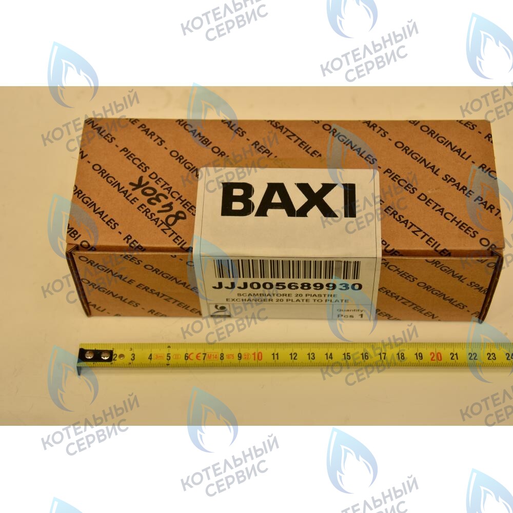 5689930 Теплообменник ГВС пластинчатый вторичный на 20 пластин BAXI в Самаре
