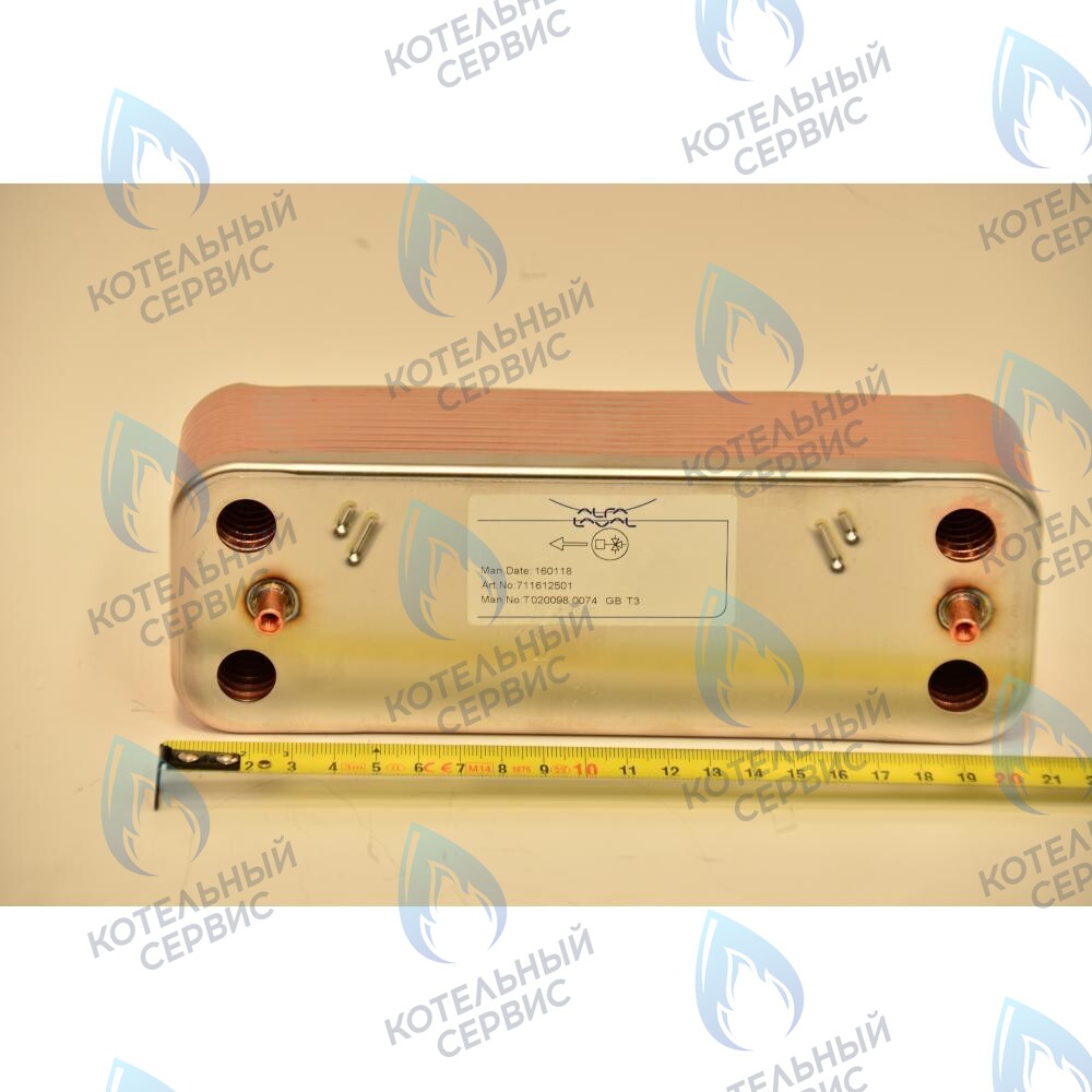 711613200 Теплообменник ГВС пластинчатый вторичный на 20 пластин BAXI в Самаре