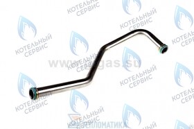 Выходная труба теплообменника (Трубка ОВ – выход) Deluxe 13-24K, Deluxe Coaxial 13-24K, Ace 13-24K, Ace Coaxial 13-24K NAVIEN (BH2507432A, 30003671B)
