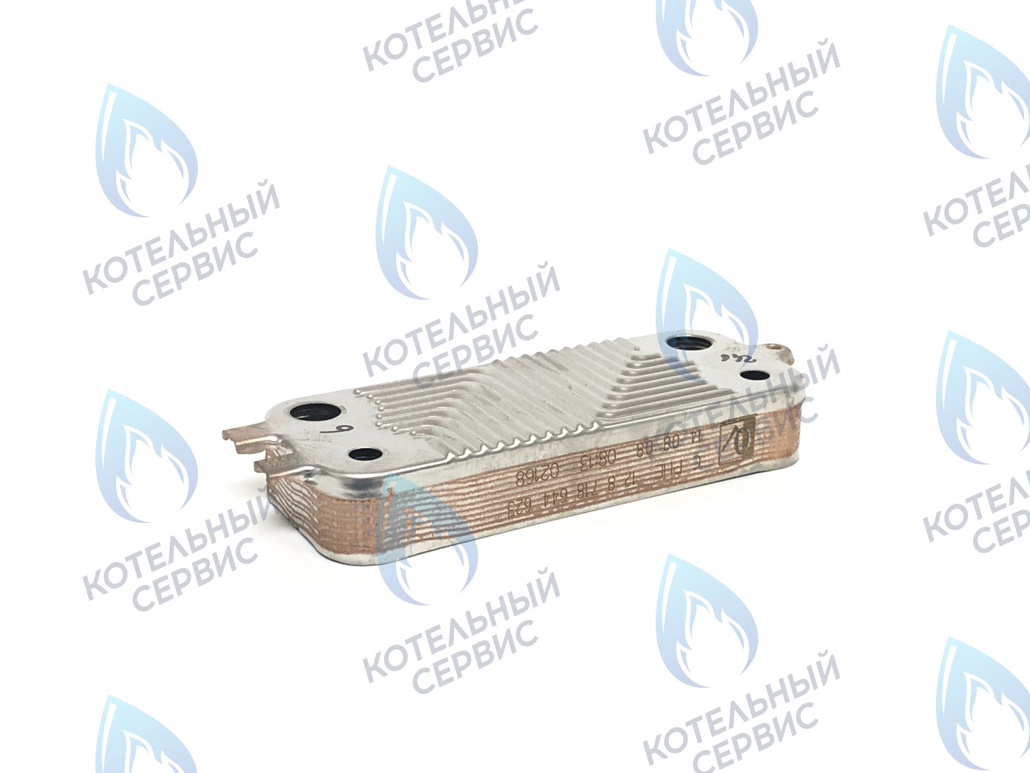 87186446230 Теплообменник  вторичный пластинчатый ГВС 12 пластин  BOSCH WBN6000/2000 12C/18C в Самаре