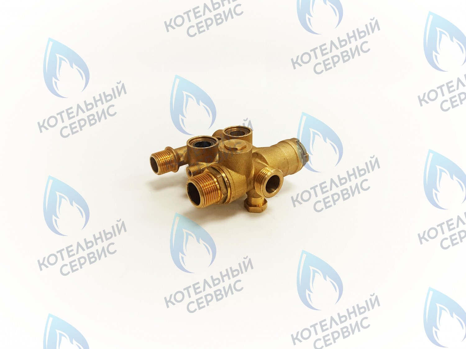 03-4019-02 Трехходовой клапан (старый, шток 53,5мм) GAZECO18-С2/Т2/ 24-С2 /Т2  Исполнение 2 (123) (после 07.14 г. до 05.16 г) (Блок гидравлический подсоединений) в Самаре