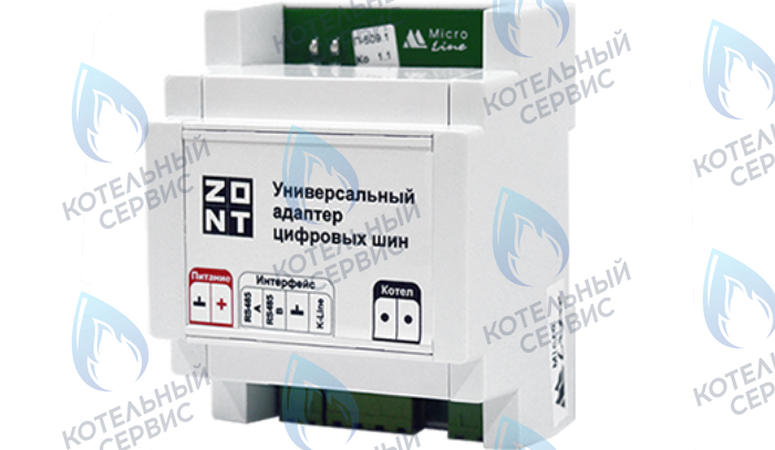 ML00005505 Адаптер универсальный цифровых шин ZONT V.01 (OpenTherm, E-BUS, BridgeNet (Ariston), BSB (Baxi), Navien, DIN) в Самаре