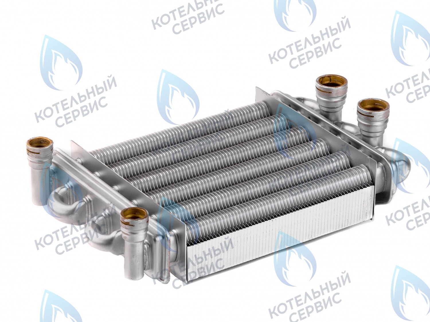 02-4011 Теплообменник битермический 198мм GAZECO 18-T1/C1 (с 05.2016) в Самаре
