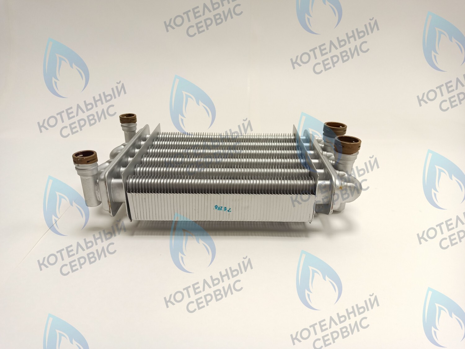 02-4011 Теплообменник битермический 198мм GAZECO 18-T1/C1 (с 05.2016) в Самаре