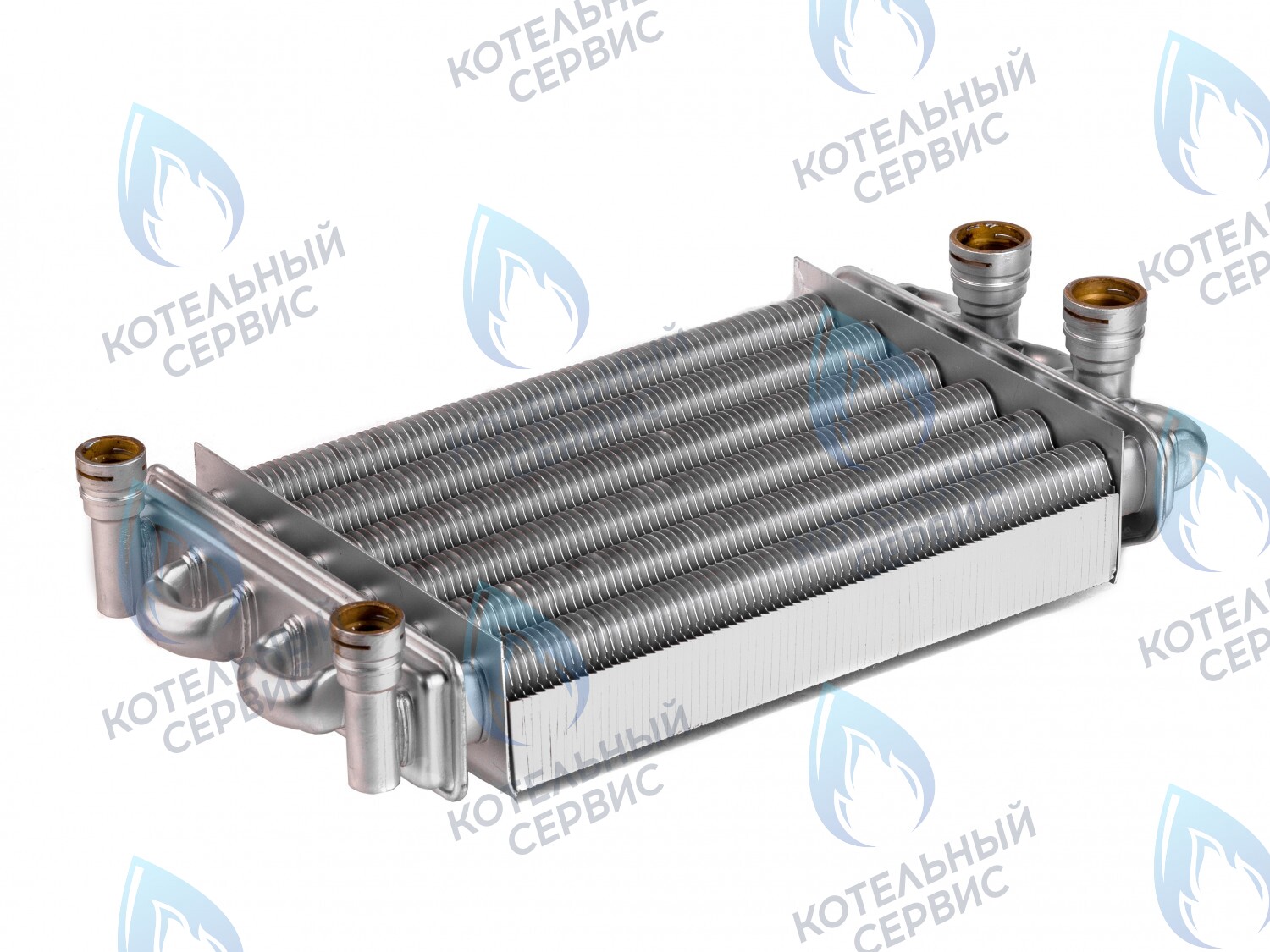 02-4013 Теплообменник битермический 252мм GAZECO  24-Т1/C1 (с 05.2016 г.) в Самаре