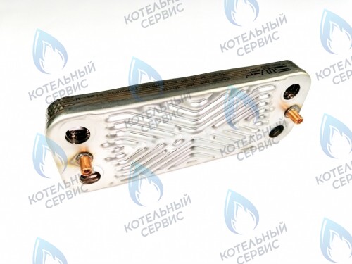 H3101081334010 Теплообменник ГВС (вторичный) 8 пластин 7021820018 ECO  FEDERICA BUGATTI в Самаре