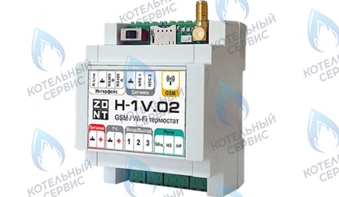 ML00005454 Термостат (контроллер) ZONT H-1V.02 (GSM/Wi-Fi, DIN) в Самаре