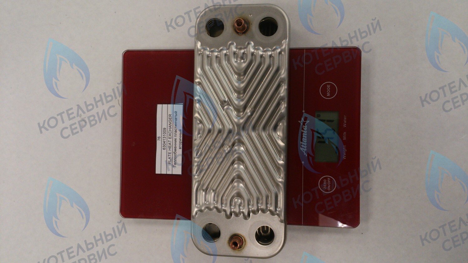 63041310091P Теплообменник ГВС пластинчатый вторичный 10 пластин (PLATE HEAT EXCHANGER) BAXI в Самаре