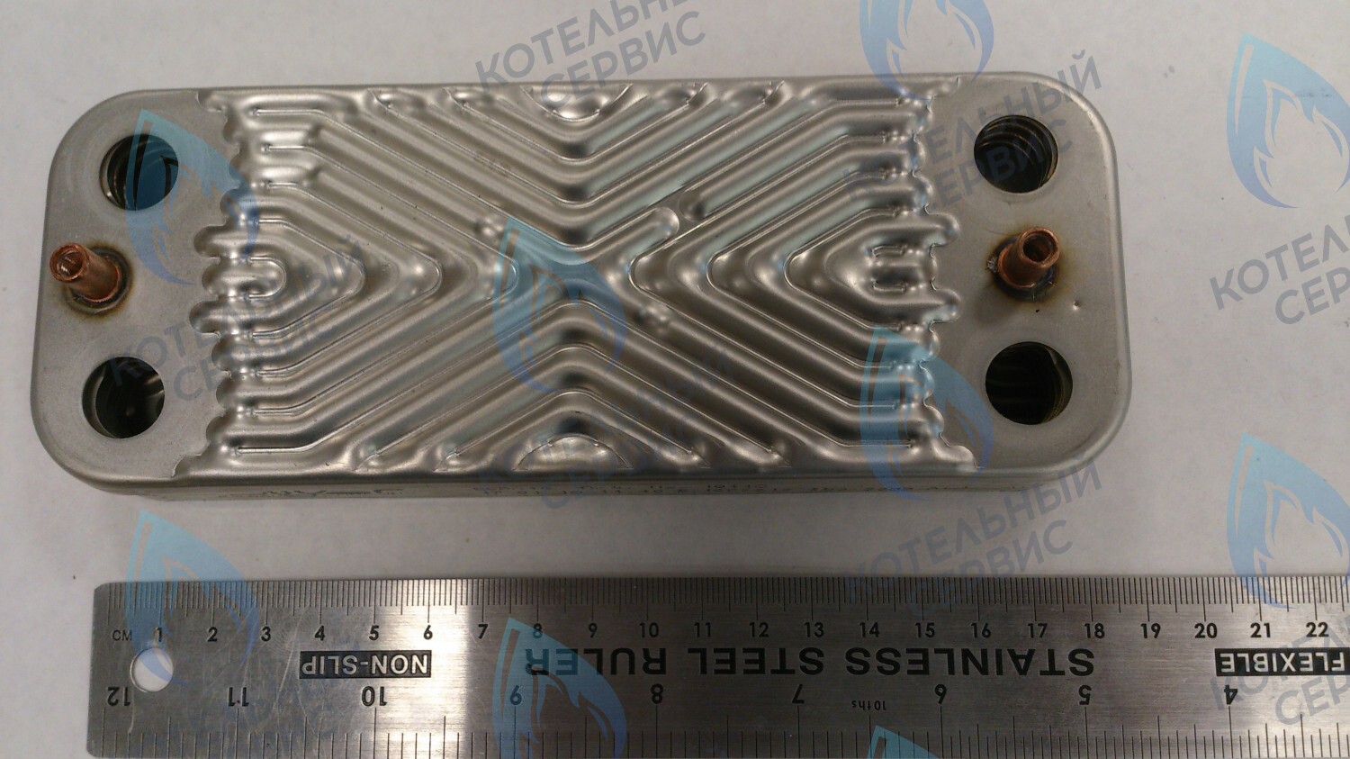 63041310091P Теплообменник ГВС пластинчатый вторичный 10 пластин (PLATE HEAT EXCHANGER) BAXI в Самаре