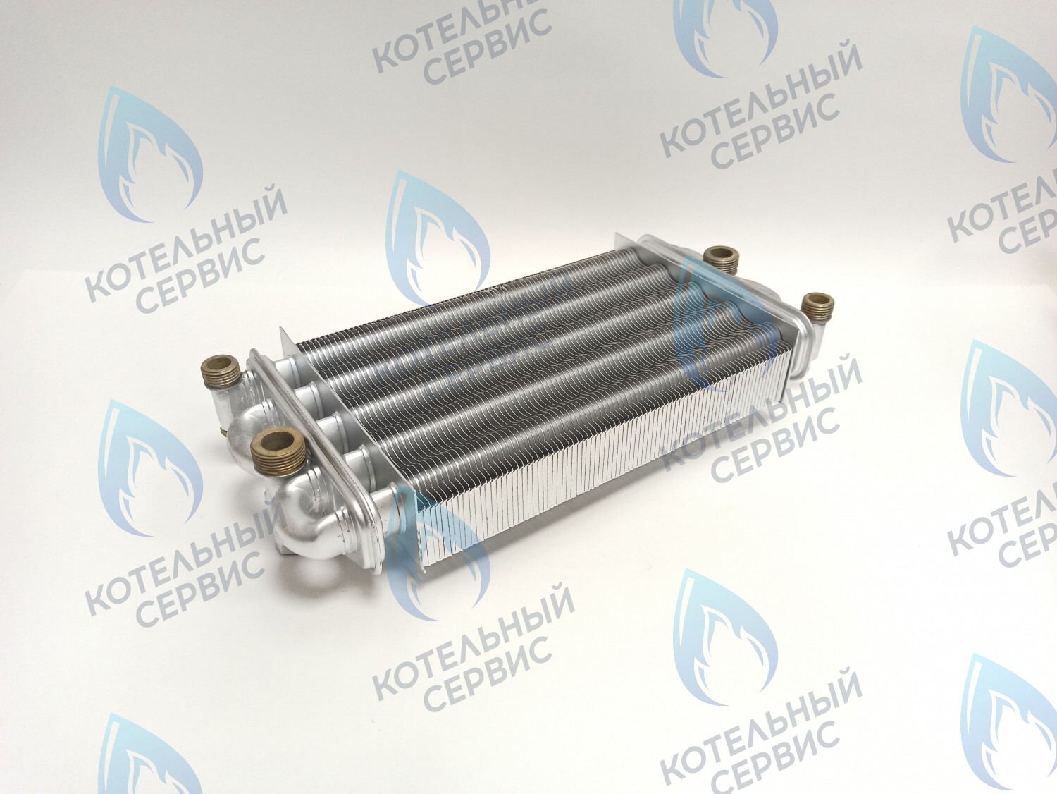 EB051-270 Битермический теплообменник FONDITAL, NOVA FLORIDA, ALPHATHERM,  PROTHERM (в комплекте есть заглушка для одного отверстия) 6SCAMBIM03, 0020025297 в Самаре