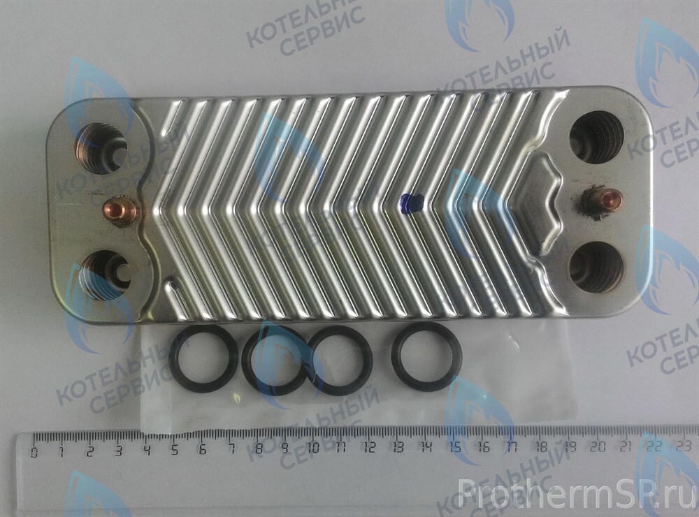 0020043598 Теплообменник вторичный Protherm Пантера 24 KOVR, 24 KTVR, 28 KTV (вер 17) в Самаре