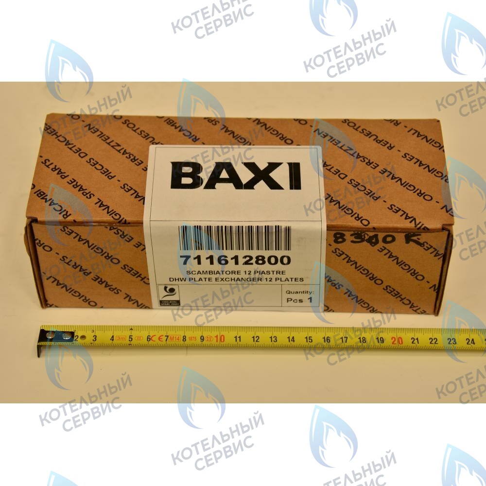711612800 Теплообменник ГВС пластинчатый вторичный на 12 пластин BAXI в Самаре