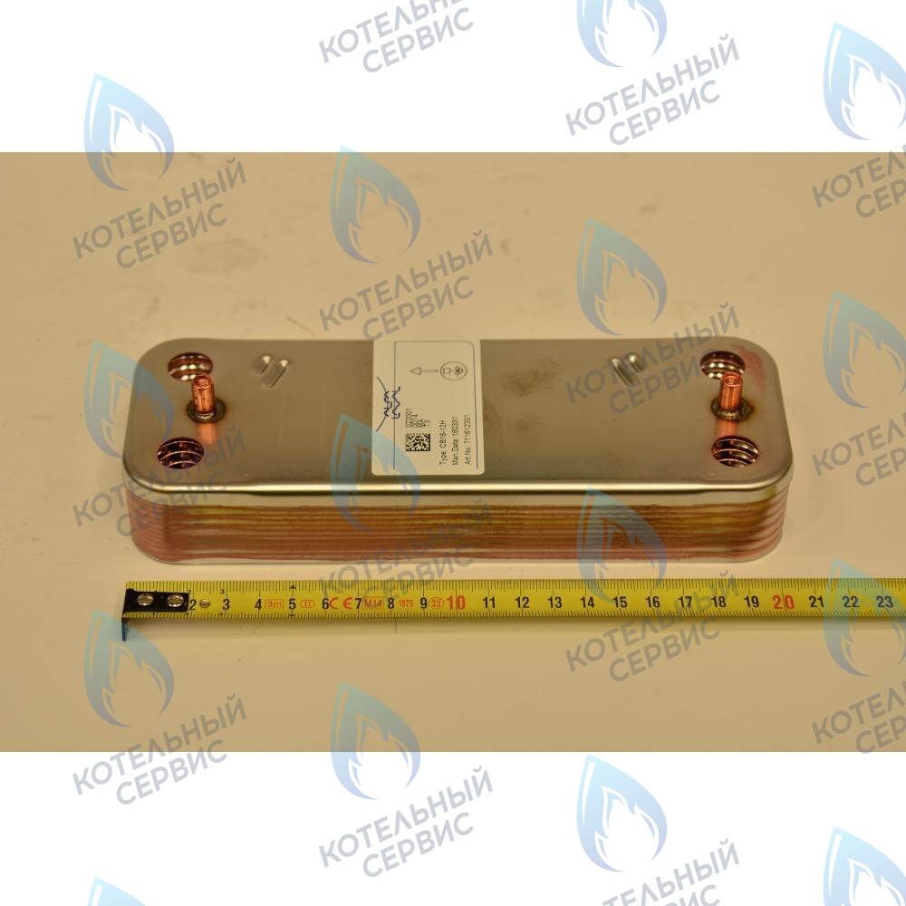 711612800 Теплообменник ГВС пластинчатый вторичный на 12 пластин BAXI в Самаре