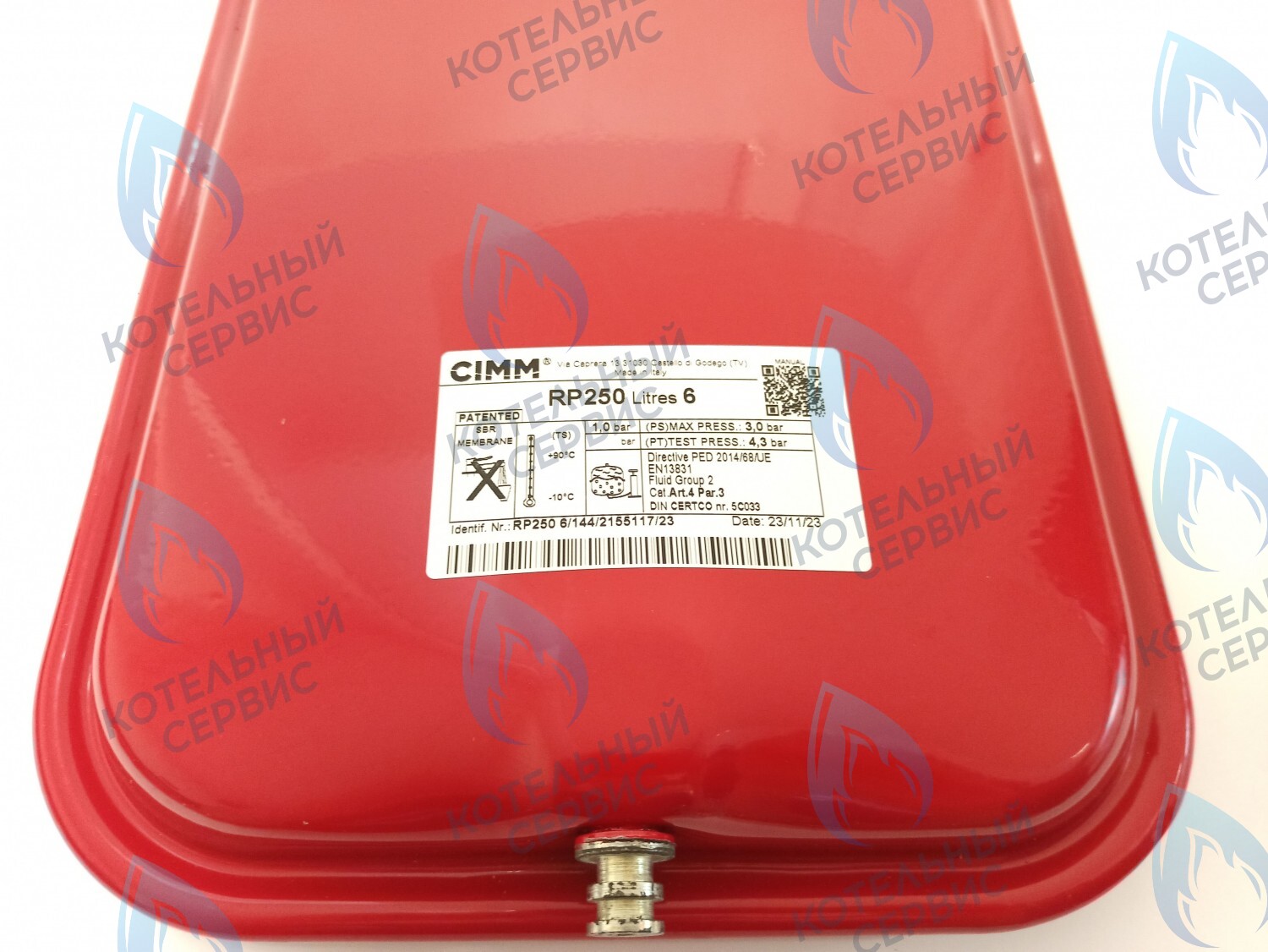 ET029-06L-CM Расширительный бак 6л (плоский) клипса Baxi MAIN-5 14-24 F (710471200) в Самаре