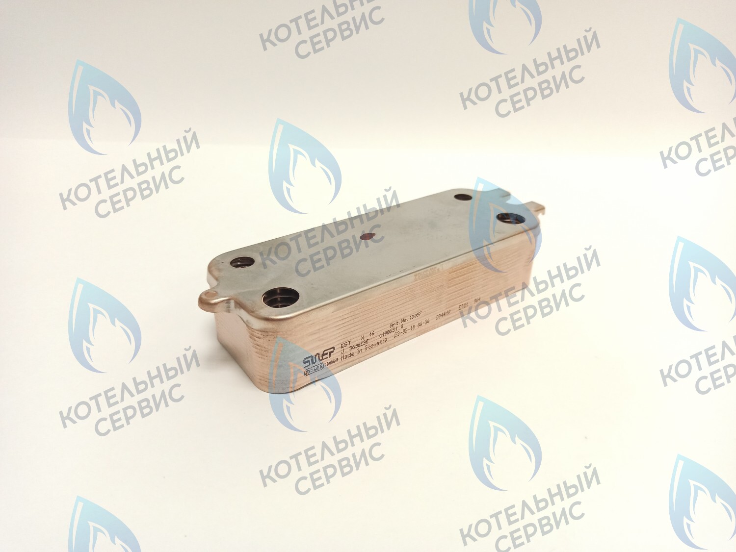 ES190B-000-16F-SW Теплообменник ГВС вторичный 16 пластин BOSCH WBN2000/WBN6000 12/18/24/28C, BUDERUS U072 18/24/28K в Самаре