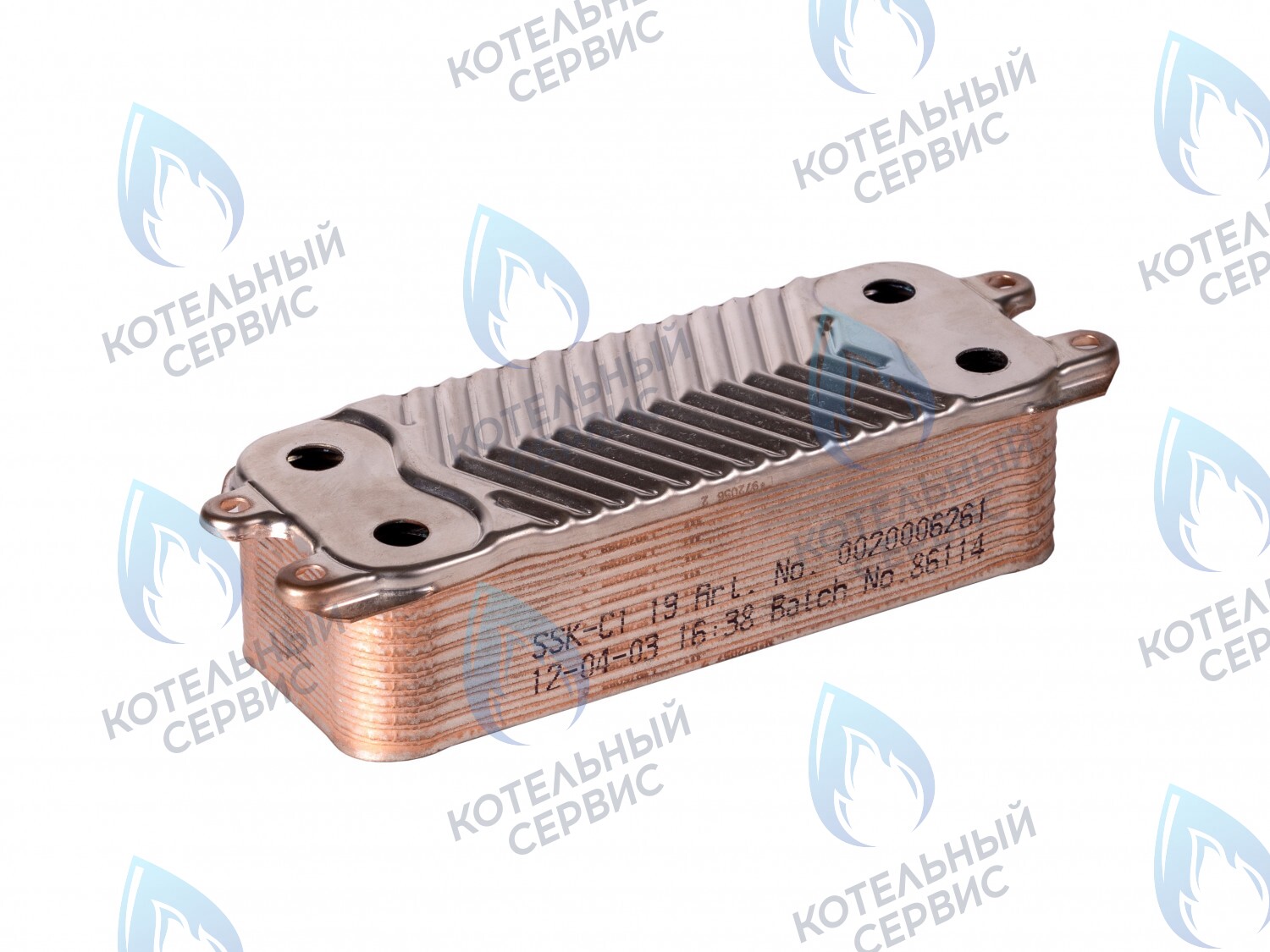 0020038572 Теплообменник ГВС  VAILLANT ATMO/TURBOTEC PLUS 20, 24, 28 кВт (0020006261) в Самаре