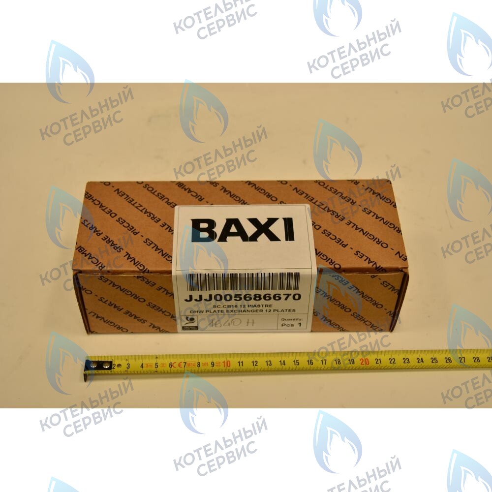 5686670 Теплообменник ГВС пластинчатый вторичный на 12 пластин (до 2014 г.) BAXI в Самаре