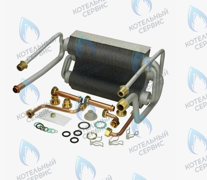 39830930 Теплообменник битермический KIT PACCO UN.24kW S/GRUPPO H2O FERROLI в Самаре