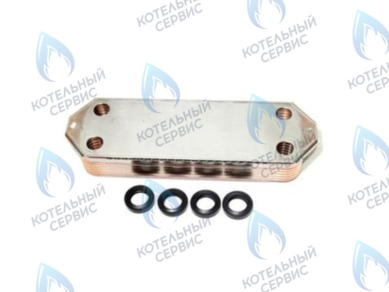 7822799 Теплообменник пластинчатый (вторичный) 14 пластин для котлов Viessmann Vitopend 100-W WH0A в Самаре