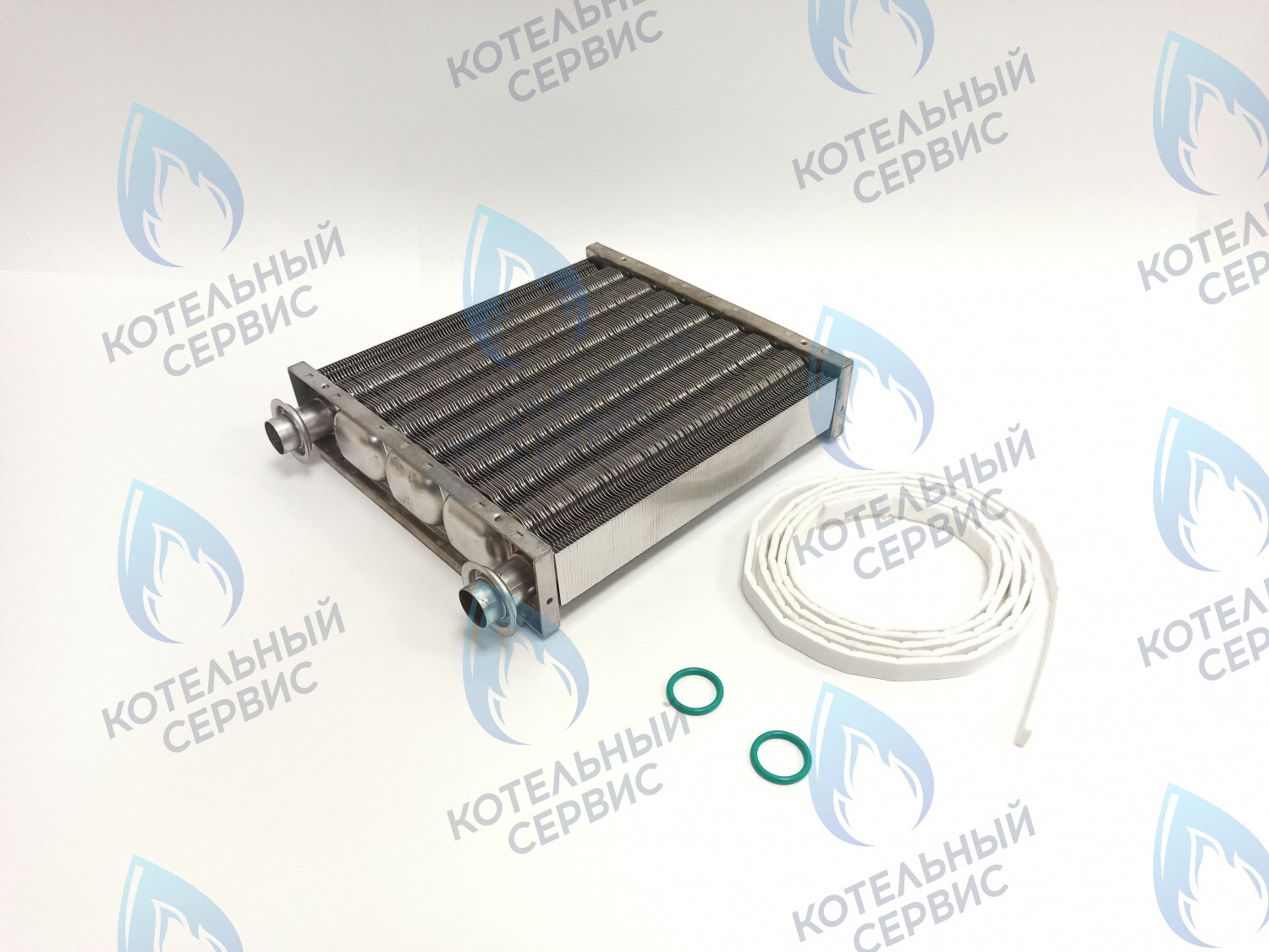 EM052-195 Теплообменник основной (первичный) Navien (с белыми прокладками в комплекте) Deluxe Е 10-24K. в Самаре