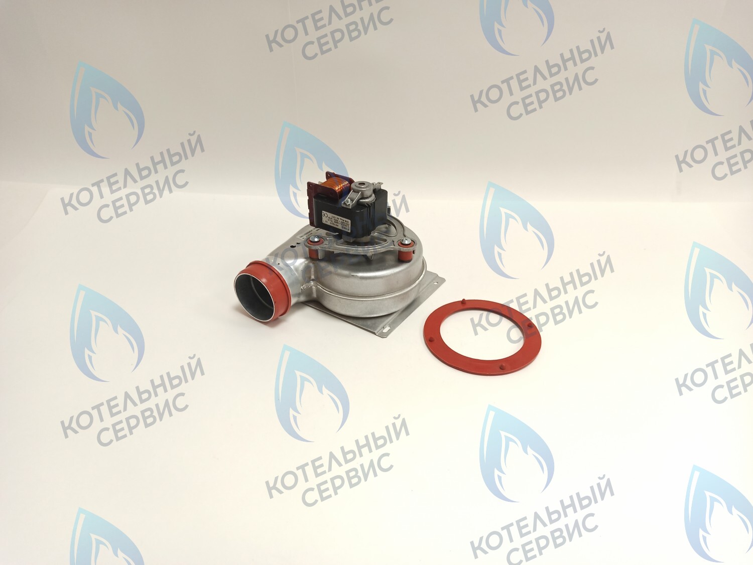 07-5001 Вентилятор для котлов 24 кВт Polykraft Alpine Light с красными патрубками отбора (47W) в Самаре