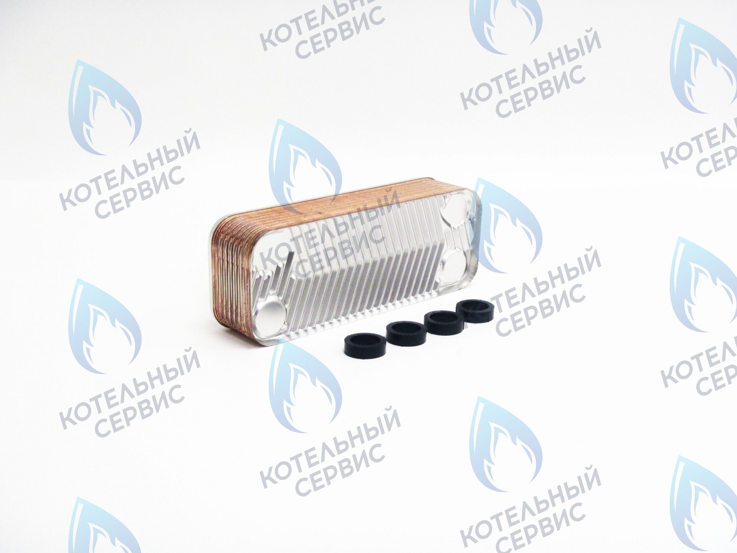 39820910 Теплообменник вторичный KIT SCAMBIATORE 16P 39820910 FERROLI в Самаре