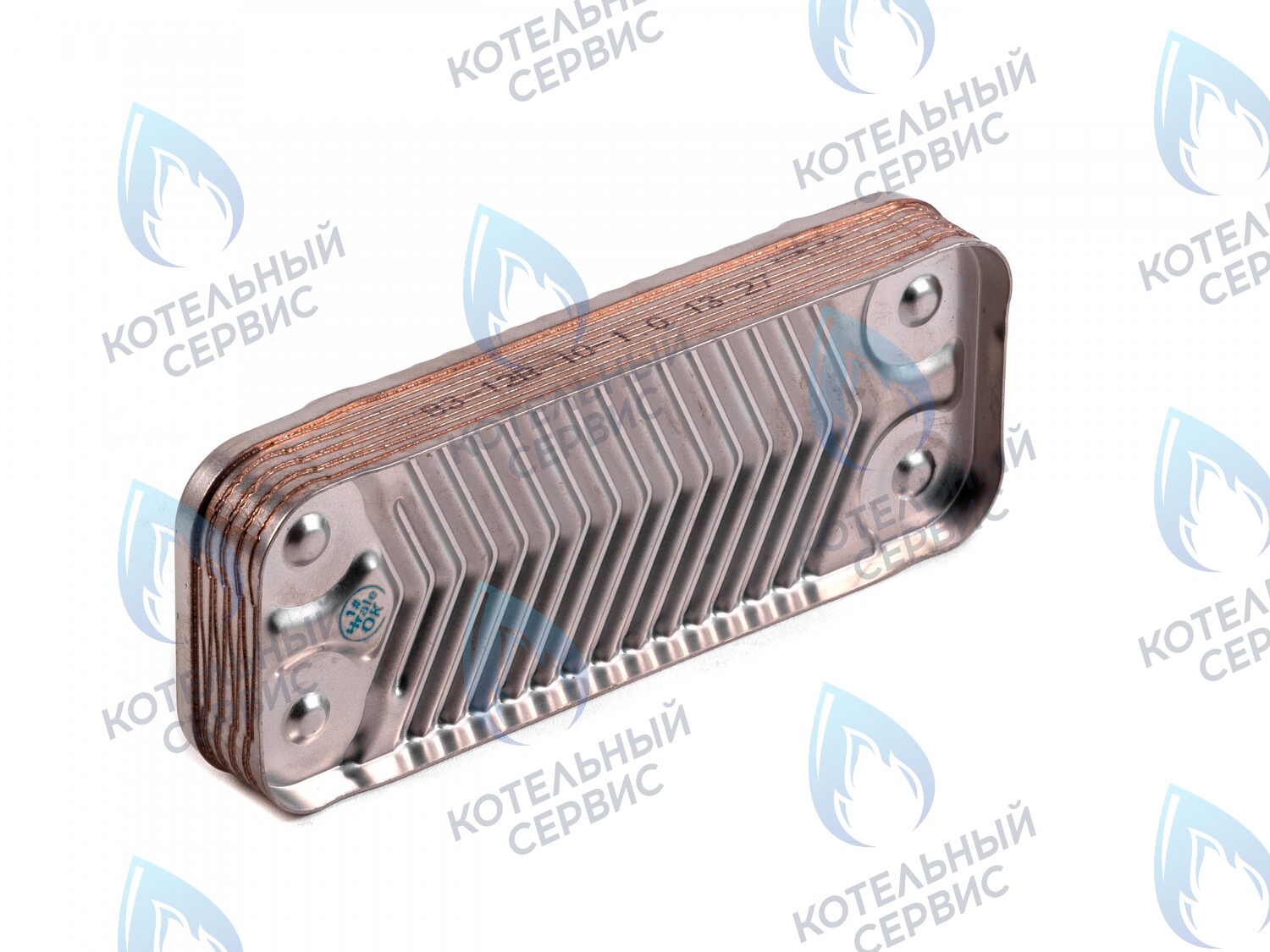 L47242 Вторичный теплообменник（ГВС）18кВт optima (10 пластин, для котлов после 07/2013) (по диагонали) ROC в Самаре